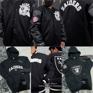 เสื้อแจ็กเก็ต RAIDERS OAKLAND CLUB AMERICAN FOOTBALL TAG LABEL STARTER