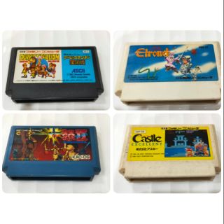 ตลับเกมส์ Famicom แท้ 4 ตลับ 390 บาท ส่งฟรี
