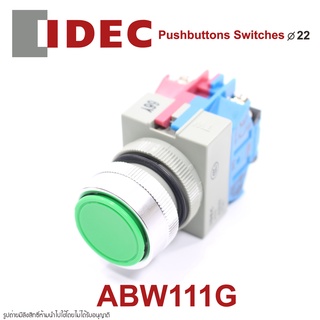 ABW111 IDEC สวิตช์กด IDEC 22mm Pushbuttons 22mm idec พุชบัทตอน 22mm IDEC ABW111G ABW111R ABW111 IDEC