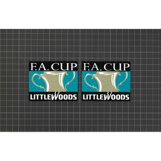 อาร์ม กำมะหยี่ FA Cup LITTLEWOODS Football Patches/Badges 1995-1998