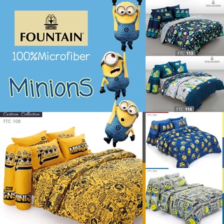 ผ้าปู + ผ้านวม ลายการ์ตูน มินเนี่ยน Minions ของแท้ จาก Fountain