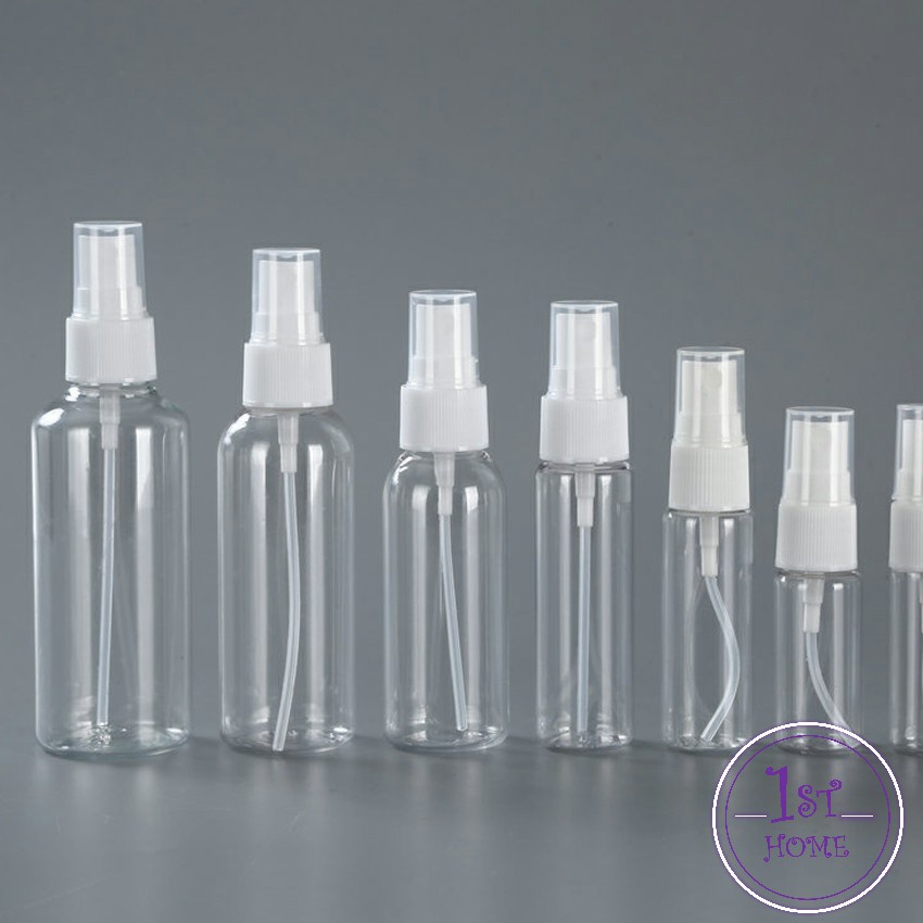 ขวดใส่สเปรย์พกพา-ขวดสเปรย์-สีใส-ขวดสเปรย์น้ำหอม-มี-ขนาด-30-50-100-มล-transparent-spray-bottle