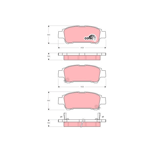 ผ้าดิสเบรคหลัง-toyota-alphard-anh10-mnh10-2002-2008-estima-acr30-mcr30-2000-acr50-2003-gdb3249-trw