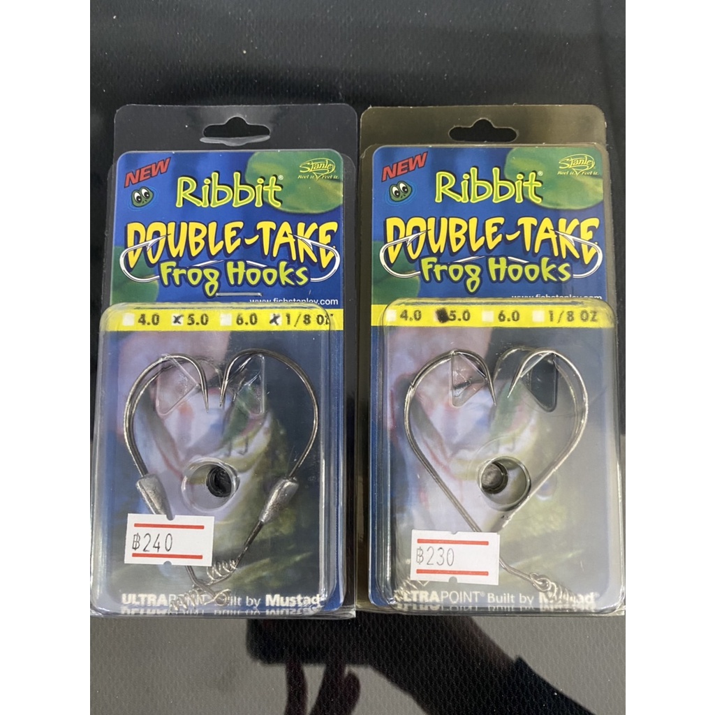 ตัวเบ็ด Ribbit Double-Take Frog Hooks | Shopee Thailand