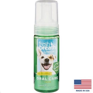 Tropiclean fresh breath foam