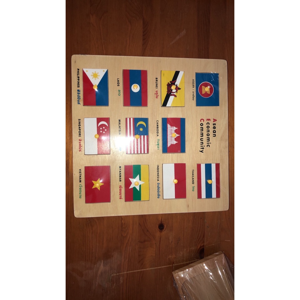896-หมุดภาพตัดต่อ-ธงอาเซียน-จิ๊กซออาเซียน-หมุดไม้จับคู่-ของเล่นไม้-ของเล่น-สื่อการสอน-พร้อมส่ง