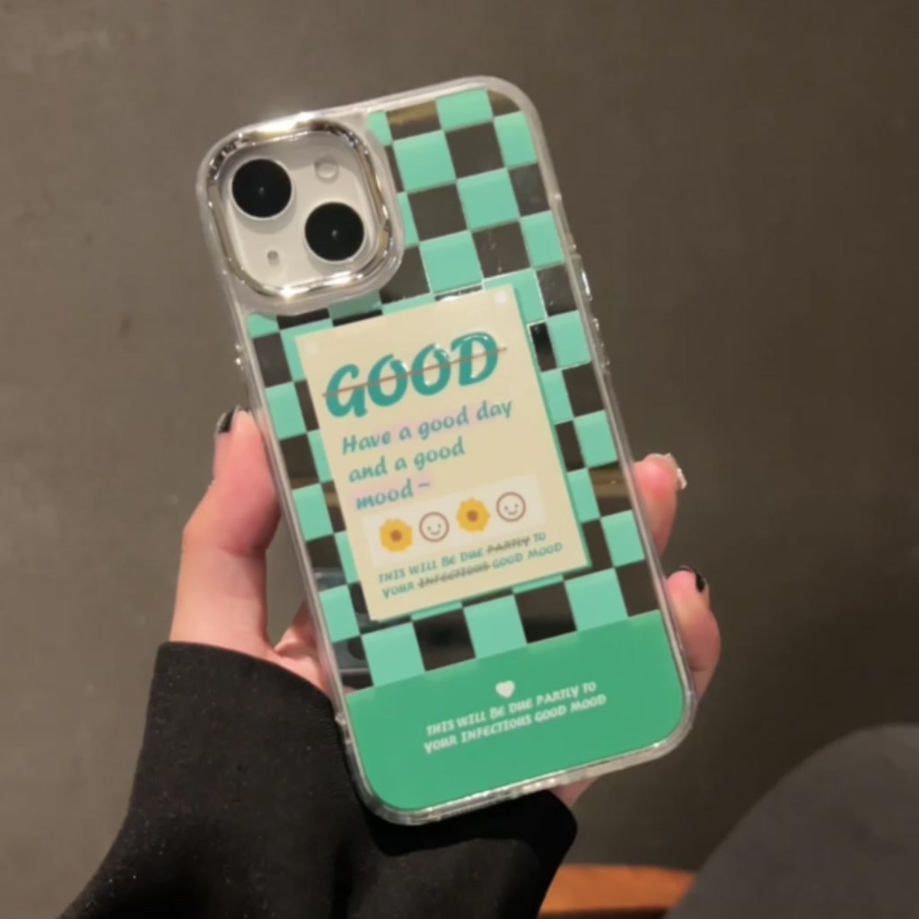 เคสโทรศัพท์มือถือ-tpu-ชุบไฟฟ้า-ป้องกันเลนส์-ลายฉลากภาษาอังกฤษ-สีเขียว-สําหรับ-iphone-11-12-13-14-pro-max