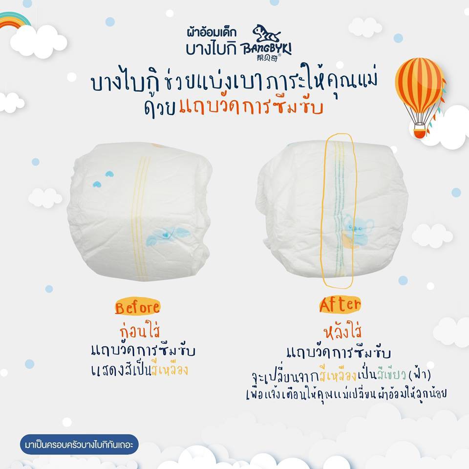 ส่งฟรีผ้าอ้อมเด็กbangbyki-ผ้าอ้อมเด็กบางไบกิ-แบบบางเฉียบเจ้าแรกในประเทศไทย-ห่อเล็ก