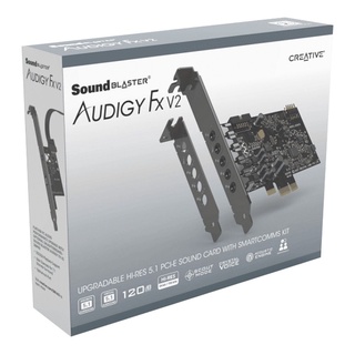 Creative Sound Blaster Audigy Fx V2 Hi-res 5.1 PCIe Sound Card SB1870