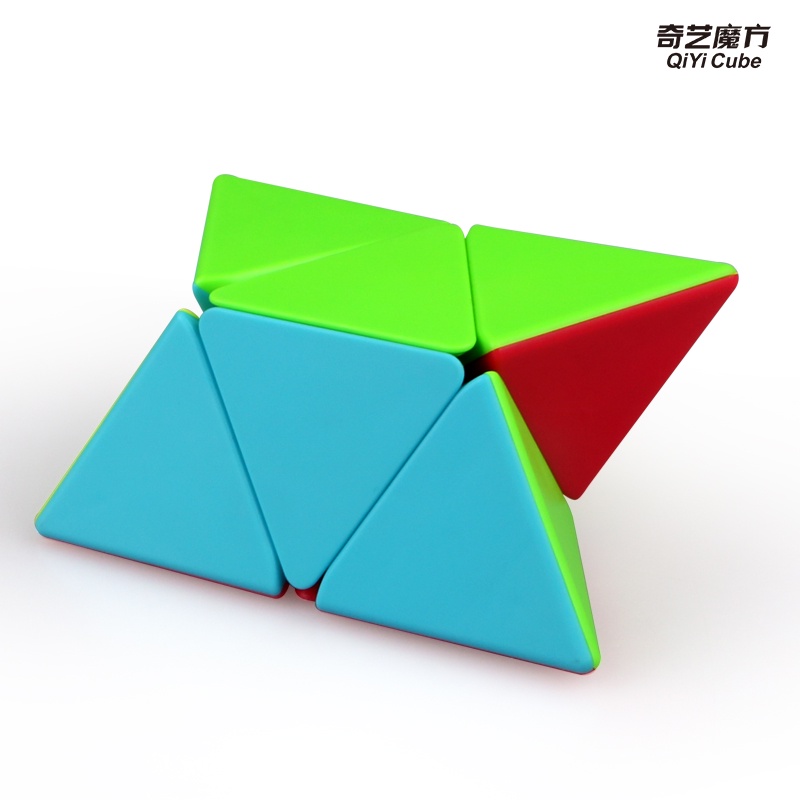 qiyi-pyraminx-ลูกบาศก์พีระมิด-2x2-ความเร็ว-2-ชั้น-ไร้สติกเกอร์