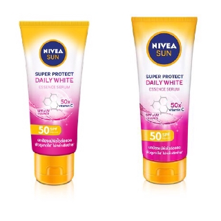 Nivea Sun Super Protect Daily White Sun Body Serum นีเวีย ซัน ซูเปอร์ โพรเท็ค เดลี่ ผลิตภัณฑ์ป้องกันแสงแดด มี 2 ขนาด