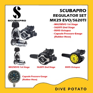 (ผ่อน0%) SCUBAPRO MK25 EVO/ S620Ti Regulator Set