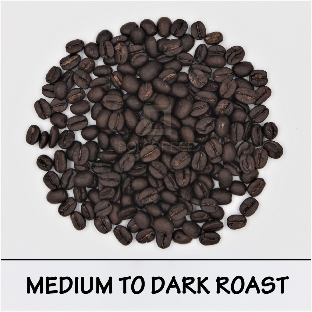 เมล็ดกาแฟ-อาราบิก้า100-เกรด-a-คั่วสด-คั่วกลางเข้ม-medium-to-dark-roast-1ถุง-บรรจุ-250-g-เมล็ดกาแฟดอยแม่สลอง