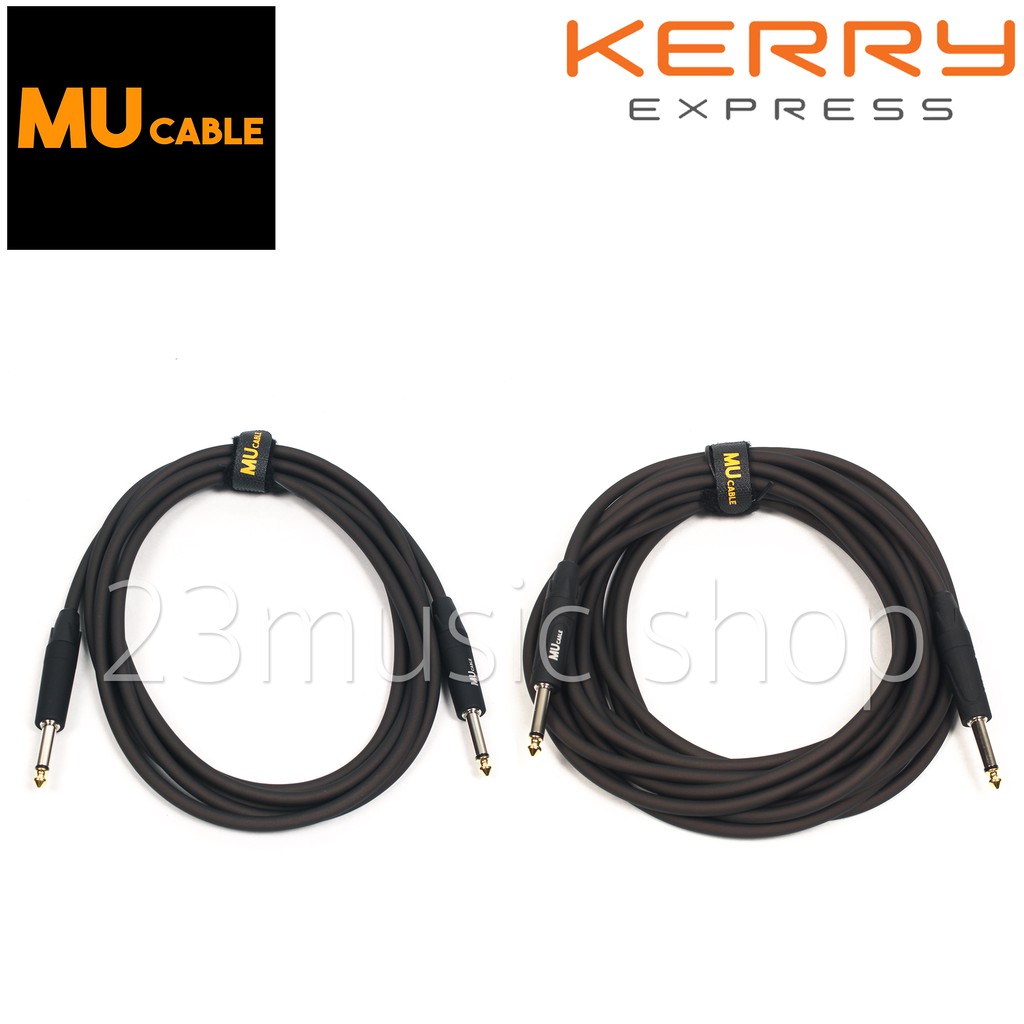 mu-cable-สายแจ๊คกีต้าร์-ไฟฟ้า-เบสไฟฟ้า-สีดำ