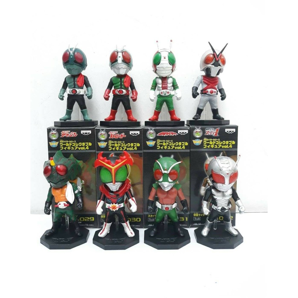 โมเดลฟิกเกอร์ ไอ้มดแดง ชุด 8 ตัว (Mask Rider) | Shopee Thailand