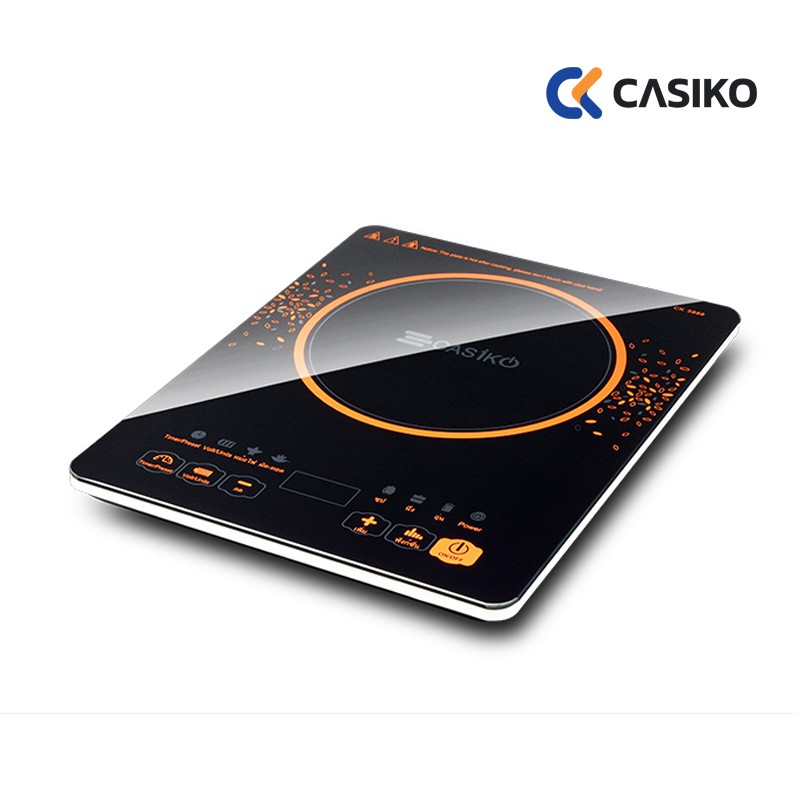 casiko-เตาแม่เหล็กไฟฟ้า-รุ่น-ck-5888-แถมฟรี-หม้อสเตนเลสพร้อมฝาแก้ว-1ใบ