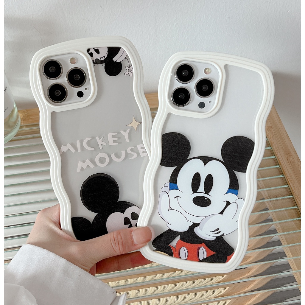 ใหม่-เคสโทรศัพท์มือถือ-กันกระแทก-ลายมิกกี้เมาส์-คลื่นใหญ่-สําหรับ-iphone-x-xs-xr-11-12-13-14-series