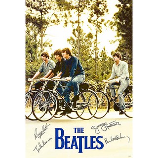 โปสเตอร์ รูปถ่าย วง ดนตรี 4เต่าทอง The Beatles (1960-70) POSTER 24"x35" Inch British Pop Rock MUSIC Photo Vintage V9