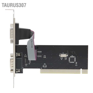 Taurus307 Serial Port Expansion Card RS232 PCI to COM 9‑Pin Industrial DB9 Converter Adapter Controller