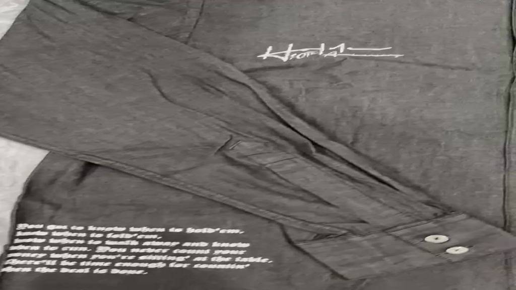 ส่งฟรี-พร้อมส่ง-ของแท้ล้าน-hold-em-black-denim-shirt-10th-anniversary-collection