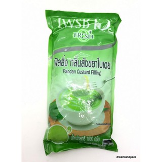 ฟิลลิ่ง ตราเฟรชโอ กลิ่นสังขยาใบเตย 1000 g.