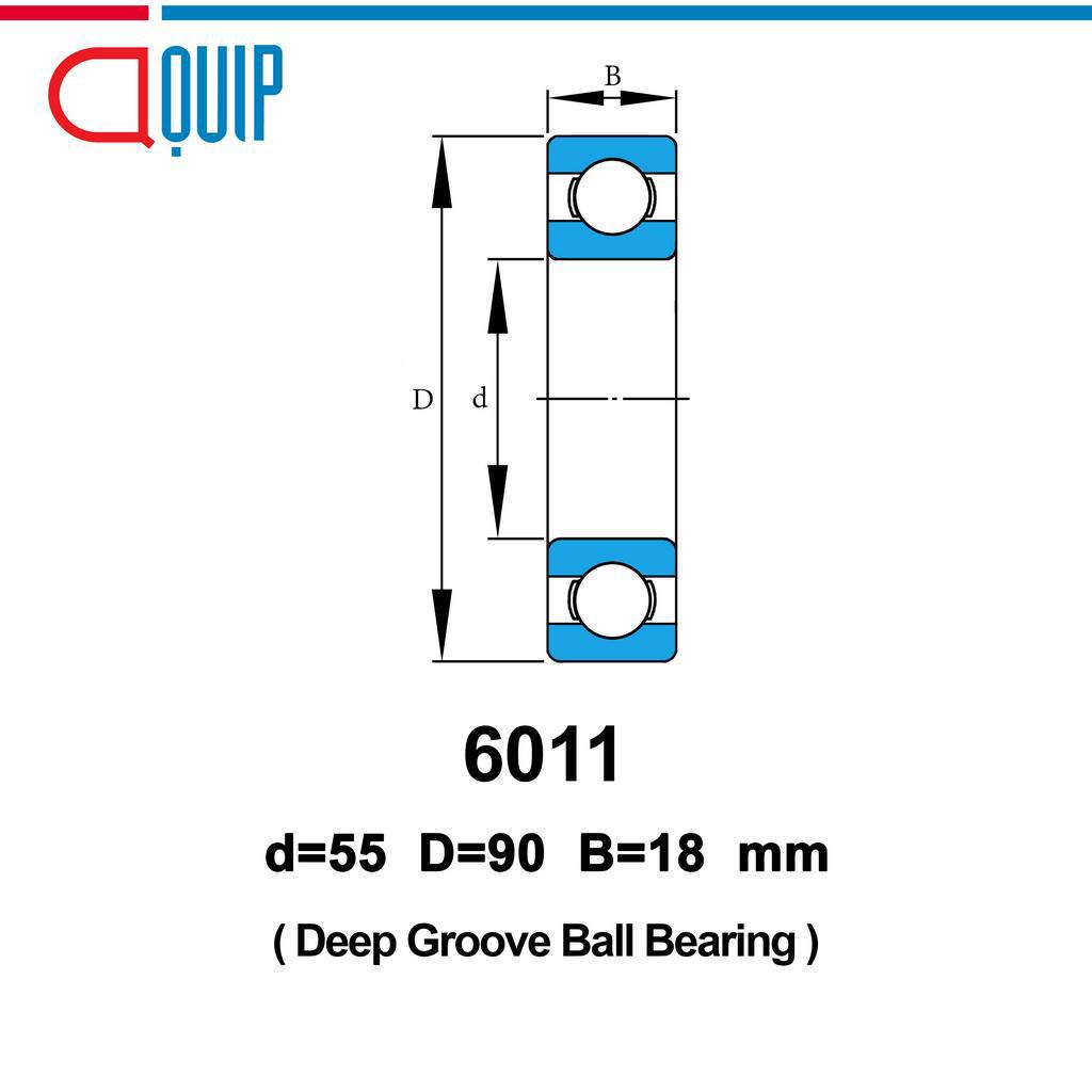 6011-ubc-ตลับลูกปืนเม็ดกลมร่องลึก-รอบสูง-สำหรับงานอุตสาหกรรม-แบบไม่มีฝา-open-deep-groove-ball-bearing