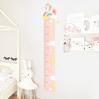 สติกเกอร์วัดความสูงสติกเกอร์วอลล์เปเปอร์ติดด้วยตนเองติดห้องนอนห้องเด็กเค้าโครงความสูงที่อบอุ่นสติ๊กเกอร์ติดผนัง