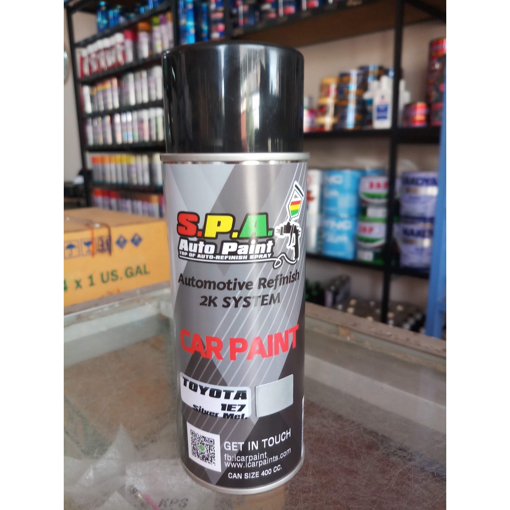 สีสเปรย์พ่นรถยนต์ Toyota 1E7 Silver Met. | Shopee Thailand