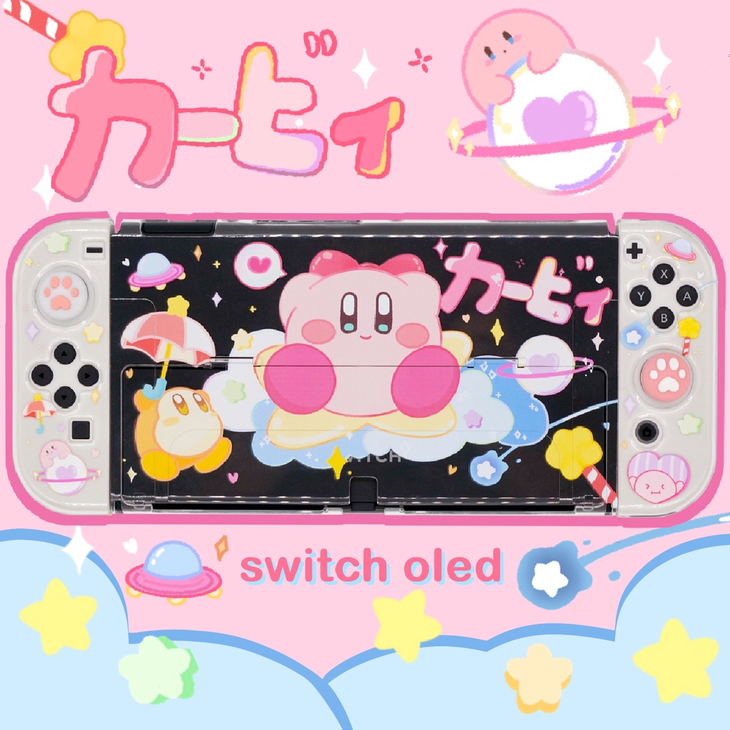 เคสป้องกัน-ลายธีม-oled-kirby-น่ารัก-สําหรับ-nintendo-switch