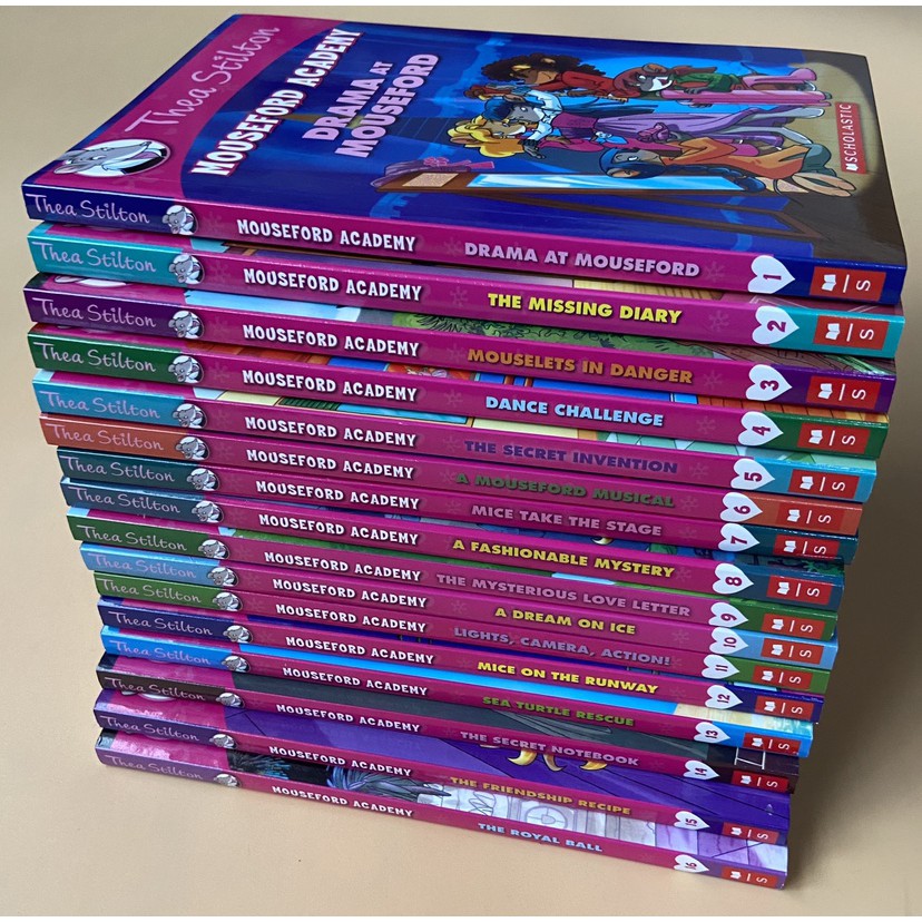 พร้อมส่ง-ชุดหนังสือเด็กภาษาอังกฤษ-thea-stilton-mouseford-academy-ชุด-16-เล่ม-scholastic-พิมพ์สีทุกหน้า