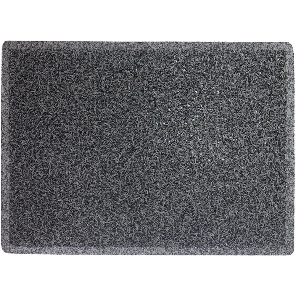 พรมเช็ดเท้าดักฝุ่น HOME LIVING STYLET CMDB11T 45X60 ซม. สีเทา/ดำ DOOR