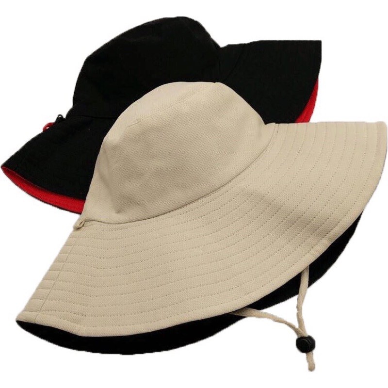 ภาพสินค้าR.103 พร้อมส่ง หมวกแฟชั่น Bucket มีสายคล้องคาง หมวกใส่ได้2ด้าน หมวกบักเก็ตมี 8 สี R.103 จากร้าน t4z0xvgjd3 บน Shopee ภาพที่ 4
