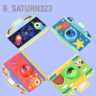 B_Saturn323 กล้องคาไลโดสโคป รูปการ์ตูน ของเล่นเสริมการเรียนรู้เด็ก