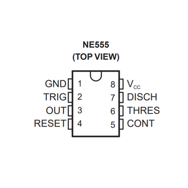 (2ตัว) NE555 Single Timer IC Integrated Circuit Chip DIP-8 SOIC8 SOP8 ...