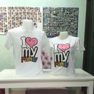 ส่งฟรี เสื้อครอบครัว เสื้อคู่ เดี่ยว แก๊งค์