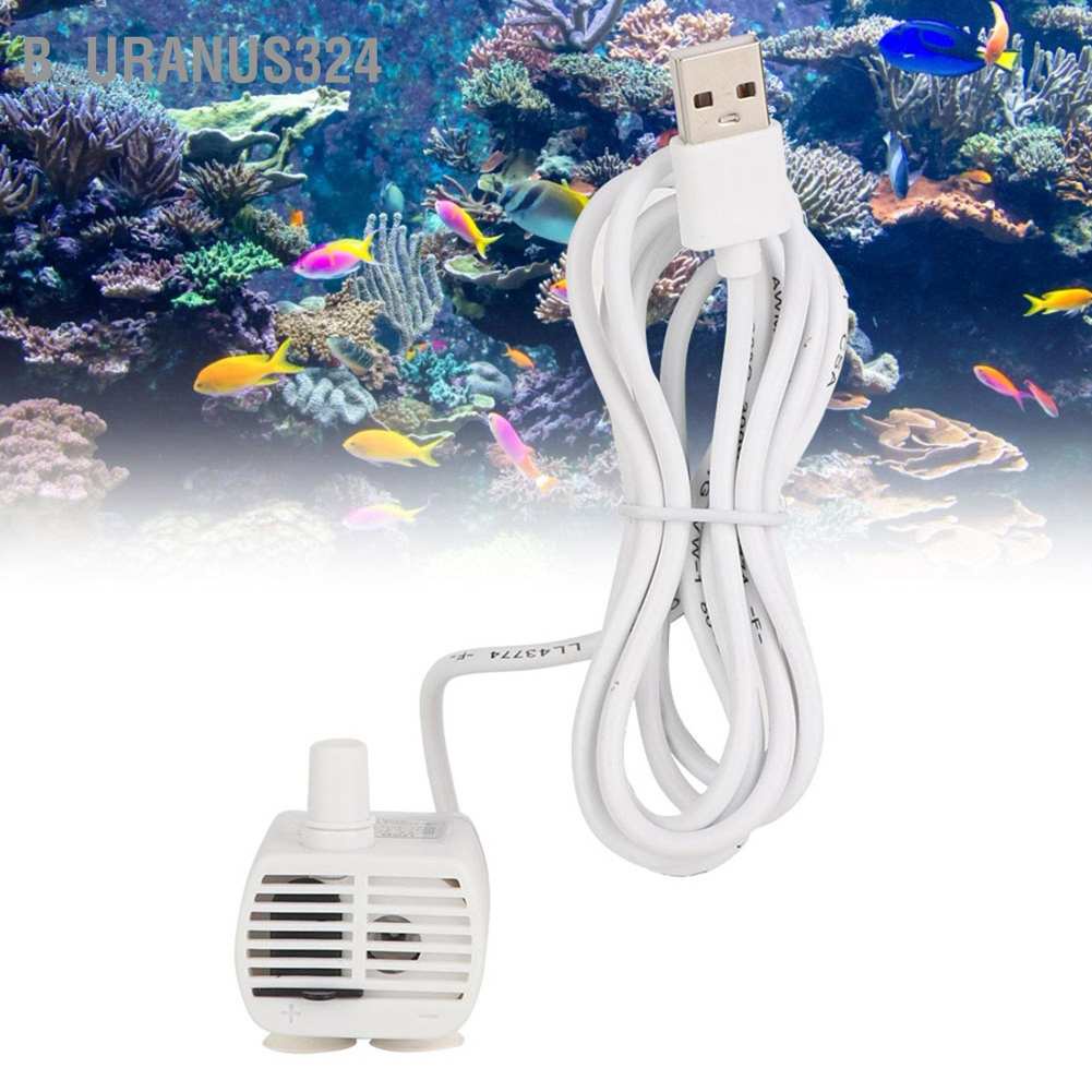 b-uranus324-เครื่องปั๊มน้ําใต้น้ํา-usb-ขนาดเล็ก-สําหรับตู้ปลา-พิพิธภัณฑ์สัตว์น้ํา-สัตว์เลี้ยง