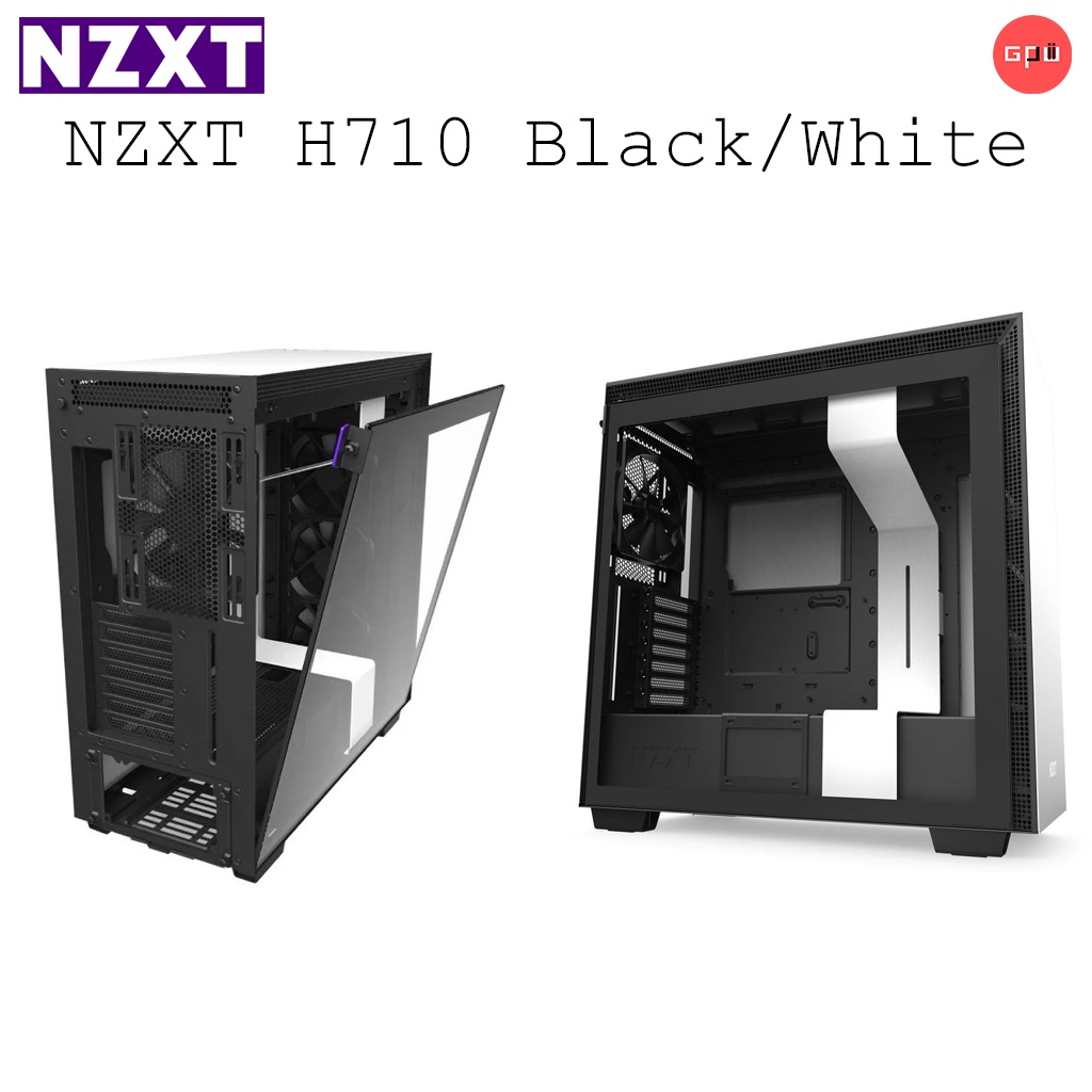 [case] NZXT H710 (back / back) (black/white) (black/red) ประกัน2ปี ...