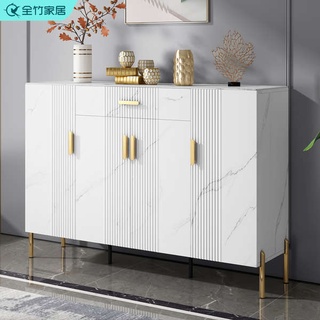 อิตาเลียน Light Luxury Rock Plate Shoe Cabinet ทันสมัยประตูบ้าน Minimalist ตู้ระเบียงขนาดใหญ่ -ตู้ห้องพักความจุตู้เก็บขอ