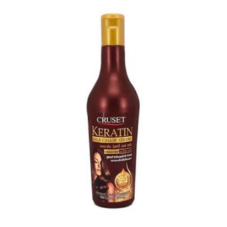 อาหารผมเคราติน Cruset Keratin Milky Hair Serum 200ml ครูเซ็ท เคราติน มิลกี้แฮร์เซรั่ม