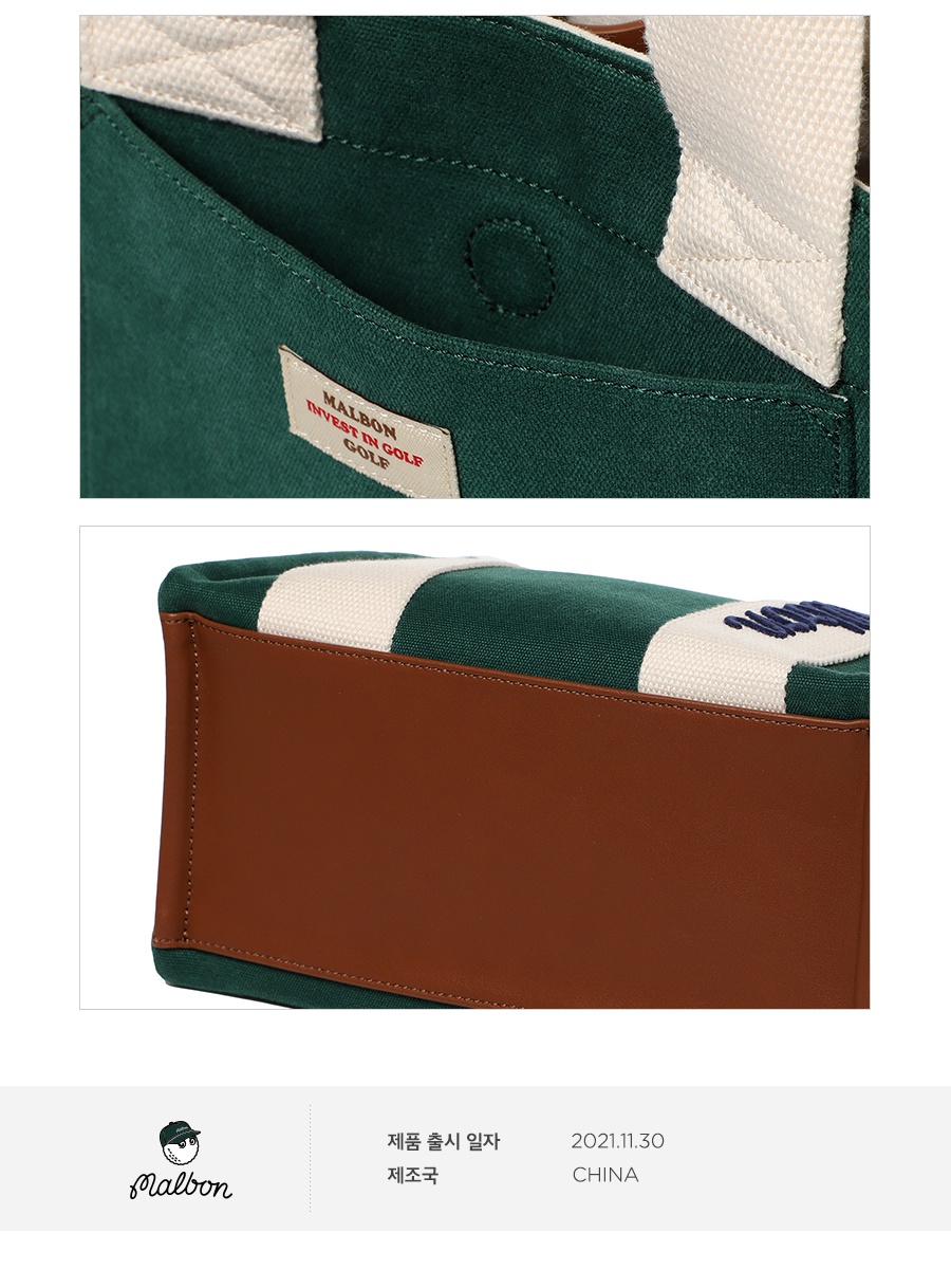 รูปภาพเพิ่มเติมของ Malbon golf bag กระเป๋าถือ ใส่หมวกกอล์ฟ สไตล์เกาหลีใต้ สําหรับเล่นกีฬากอล์ฟ