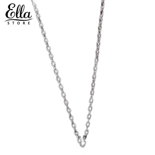 Ellastore123 เครื่องประดับ สร้อยคอโซ่ ทองแดง สไตล์พังก์ แฟชั่น