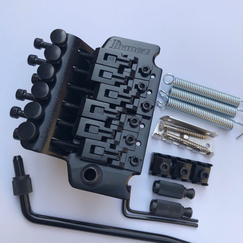 Ibanez Tremolo System Pull String Plate Bridge For Double Shake Electric Guitar Black 6 string