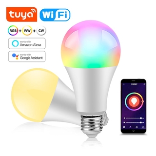 ภาพหน้าปกสินค้าSmart Bulb หลอดไฟ LED Tuya หลอดไฟอัจฉริยะ ชีวิตอัจฉริยะ สมาร์ท ไวไฟ WiFi RGB  หลอดไฟอัจฉริยะ โคมไฟอัจฉริยะ 12w ที่เกี่ยวข้อง