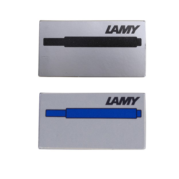 lamy-t10-ink-cartridge-refill-5pcs-pack-for-lamy-fountain-pens-black-blue-red