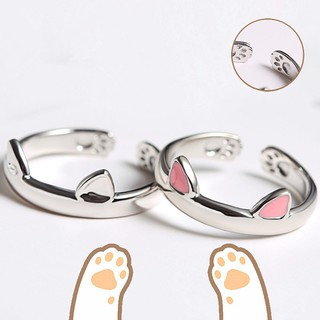 แหวน รูปแมวน่ารัก สำหรับผู้หญิง
