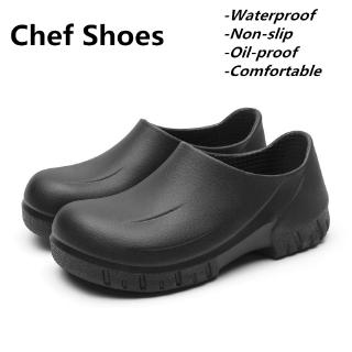 ภาพหน้าปกสินค้ารองเท้าเชฟโรงแรมกันน้ํากันลื่น รองเท้าเชฟ รองเท้ากันลื่น รองเท้าใส่ทำงานในครัว ที่เกี่ยวข้อง