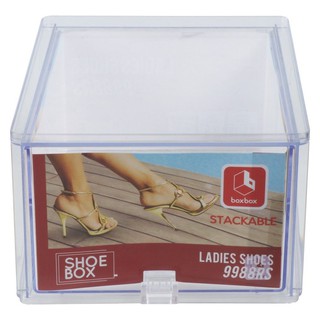 กล่องรองเท้าหมุดใส BOX BOX 22.5X30.5X15 ซม. จัดระเบียบรองเท้าคู่โปรดของคุณด้วยกล่องรองเท้า จากเเบรนด์ BOX BOX ขนาดสินค้า