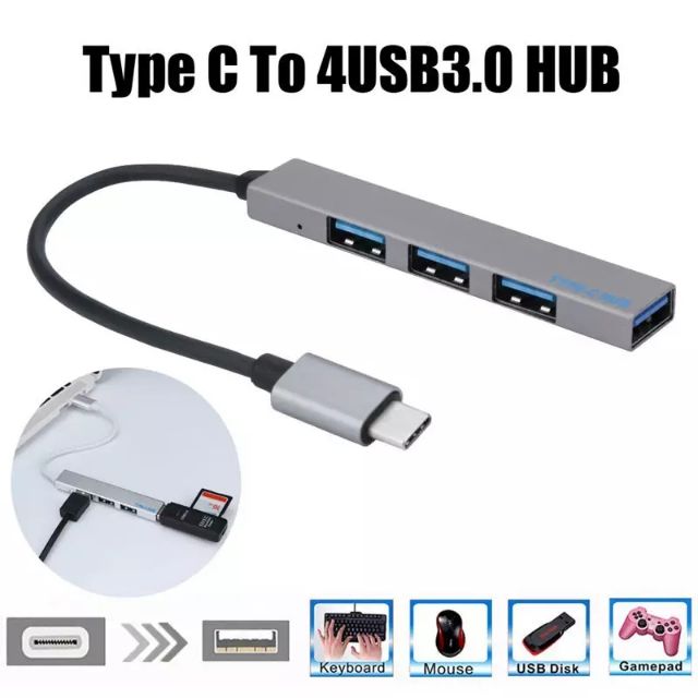 ประเภท-c-ถึง-4-usb-hub-expander-ultra-thin-miniแบบพกพา-4พอร์ตusb-3-0-hub-usb-อินเทอร์เฟซสำหรับ-แท็บเล็ตแล็ปท็อป-computer