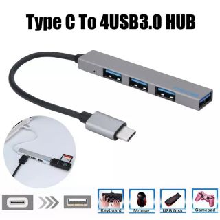 ประเภท-C ถึง 4 USB HUB Expander Ultra-Thin Miniแบบพกพา 4พอร์ตUSB 3.0 HUB USB อินเทอร์เฟซสำหรับ แท็บเล็ตแล็ปท็อป Computer