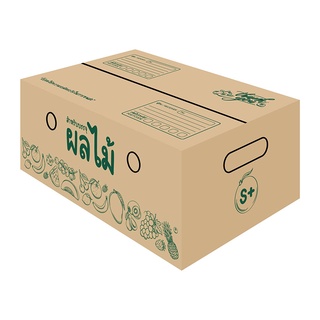 คิวบิซ กล่องผลไม้เจาะรู ขนาด S+ x 5 ใบ101356Q-Biz Fruit Box Size S+ x 5 pcs